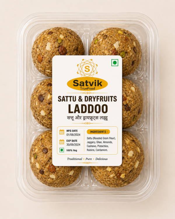 Sattu and Dryfruits Laddoo